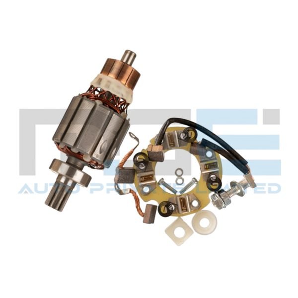 ARMATURE WITH BRUSH BOX ASSEMBLY FOR BAJAJ RE 4 STROKE/ MAXIMA - Image 2