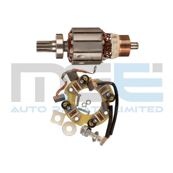 ARMATURE WITH BRUSH BOX ASSEMBLY FOR BAJAJ RE 4 STROKE/ MAXIMA