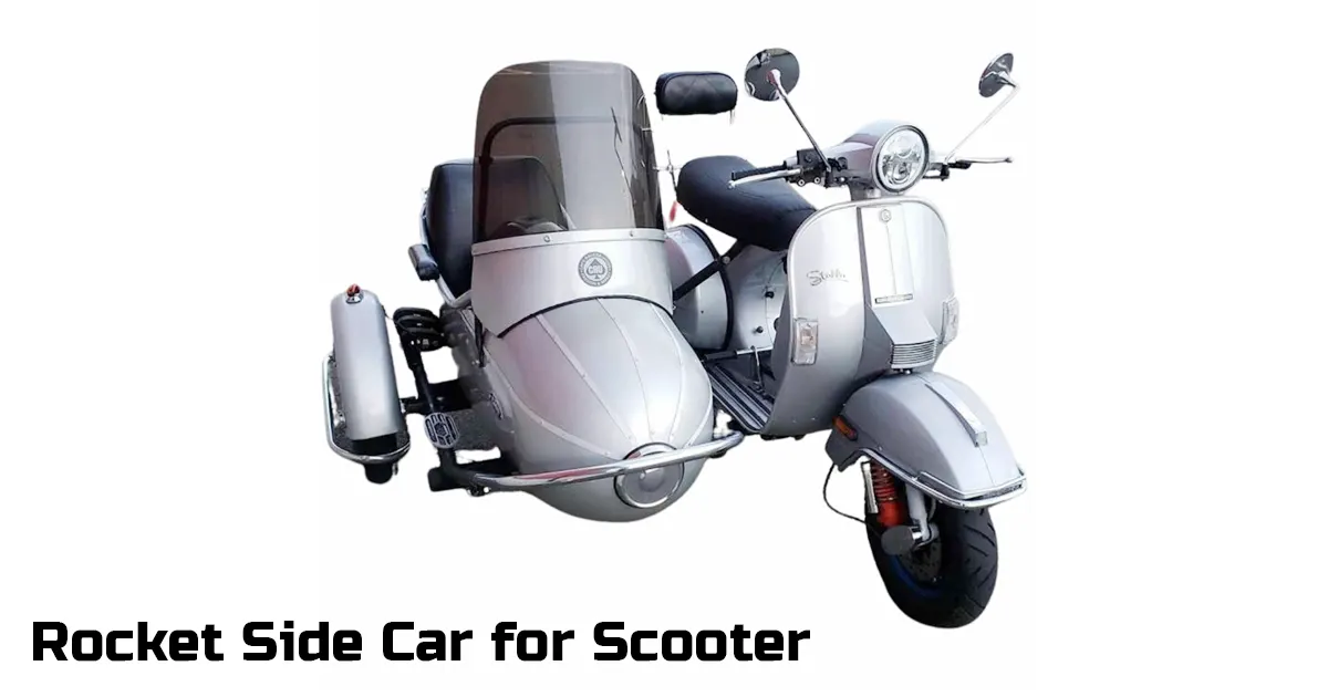 Rocket side car for scooter